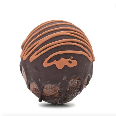 De Soap Boutique Bath Bomb Caramel Chocolate 140g, Experience Soothing Aroma for Relaxing Bath