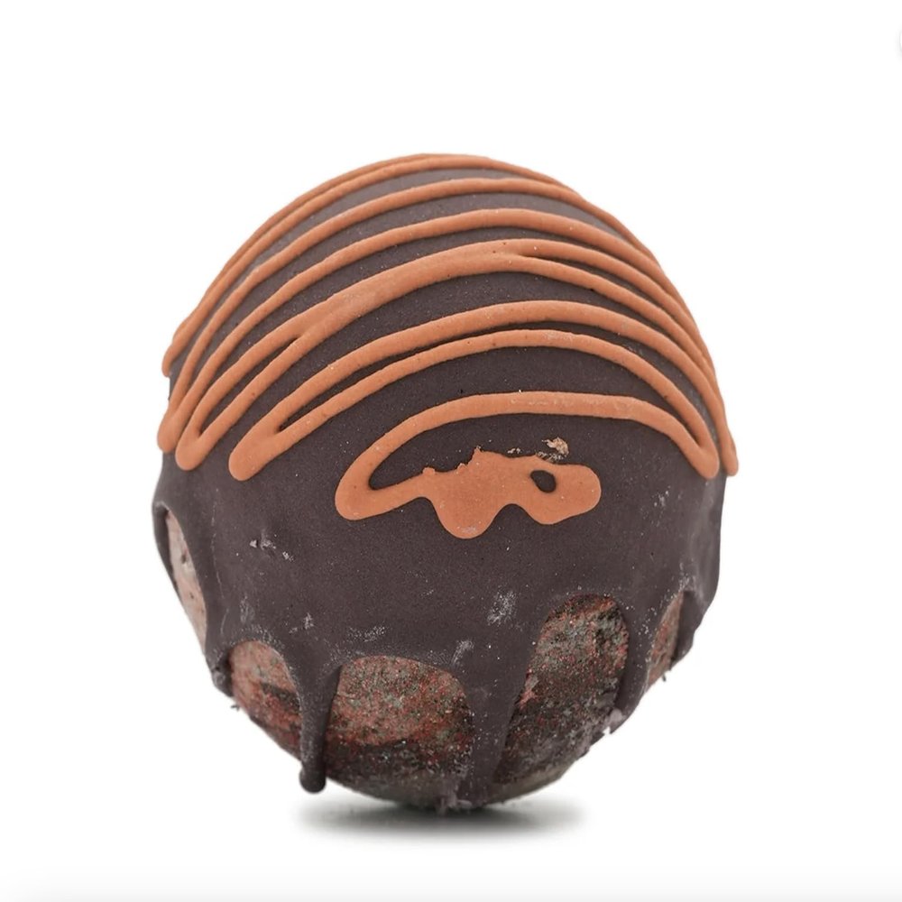 De Soap Boutique Bath Bomb Caramel Chocolate 140g, Experience Soothing Aroma for Relaxing Bath