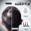 ELEVATE Hair Perfecting 3-in-1 Kit Set Includes Natural Hair Thickening Fibers & Spray Applicator Pump Nozzle & Locking Setting Hold Spray | Instantly Conceal Balding and Thinning Areas (Black) view 3