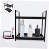 Amosfun Countertop Organizer Storage Rack for Vanity Elegant Perfume Organizer Tray for Bathroom Dresser Stylish Desktop Storage Unique Textured Design view 4