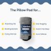 ClearCheeks Set of 2 Pillow Towel Pads (Gray) for face Acne, Sweat Stains, Drooling, Wet Hair, Oily Skin, Bleach Stains, Travel, Made of 100% Cotton, Towel Fabric, Acne Treatment view 2