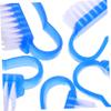 FRCOLOR 10pcs Reusable Nail Brush Soft and Stiff Nail Scrub Brushes with Handles for Fingernail Cleaning and Hand Washing for Home and Salon Use view 4