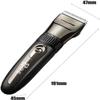 ZHOULZ Professional Hair Clippers - Rechargeable Hair Beard Trimmer Cordless Haircut Kit with Ceramic Waterproof Blades, 2-Speed Adjustable, for Men Stylists BarbersMen Gift view 2
