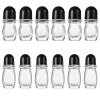 12pcs Clear Glass Storage Container Oil Organized Empty Roller For Deodorant Liquid And Makeup view 1