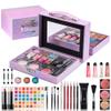 Hot Sugar Makeup Kit for Preteen Girls 10-12, Birthday Christmas Makeup Gift Set for Teens 16-18, All in One Beginner Makeup Kit for Women Full Kit (Purple Diamond) view 1