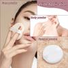 ASUNFO 2 Pcs Large Body Powder Puff and Container with Sifter Baby After-Bath Empty Powder Puffs Case Talcum Powder Box for Women Beach Travel Home Pink view 4