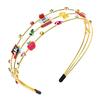 ANGLESJELL Teacher Headbands for Women Pencil Book Headband Crystal Rhinestone Headband Back to School Teacher Hair Accessories Outfits Teachers Day Appreciation Gifts (Style B) view 1
