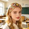 ANGLESJELL Teacher Headbands for Women Pencil Book Headband Crystal Rhinestone Headband Back to School Teacher Hair Accessories Outfits Teachers Day Appreciation Gifts (Style B) view 3