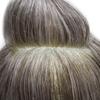 French Lace Toupee for Men Hair Piece Human Hair System Replacement Skin Poly Side Mens Toupee Hair Units for Man Breathable Lace Men Hair Wigs7X9" #365 Dark Brown with 65% Gray view 4
