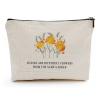 Love You Sister, Sister Gift, Sisters Are Different Flowers From The Same Garden, Send Love, Makeup Case, Toiletry Bag, Gift for Friend, Makeup Bag for Best Friends view 1