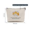 Love You Sister, Sister Gift, Sisters Are Different Flowers From The Same Garden, Send Love, Makeup Case, Toiletry Bag, Gift for Friend, Makeup Bag for Best Friends view 3