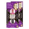 HEROINE MAKE by KISSME Tubing Mascara Waterproof & Long-lasting, Waterproof Mascara Black for Volumizing & Curl with Curvy Brush Advanced Film, 6 Natural Serums for Sensitive Skin, Made in Japan 2 EA view 1