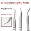 Eyelash Tweezers Volume False Lash Application Tool Pink Fiber Tips Tweezers| Gold Silver Non-Slip Grip Professional Lash Extension Tweezers (1, S-Phoenix clip) view 2