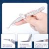 Eyelash Tweezers Volume False Lash Application Tool Pink Fiber Tips Tweezers| Gold Silver Non-Slip Grip Professional Lash Extension Tweezers (1, S-Phoenix clip) view 4