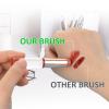 3 Pcs Silicone Lip Brush Reusable Lip Makeup Applicator Round Head Lip Brushes Applicator with Cover, Multifunctional Makeup Brush Beauty Tool for Lipstick Lip Gloss Balm Mask Concealer Eyeshadow view 4