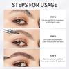 Yulinlon Q703 Waterproof Precision Eyebrow Stylus Pen for Natural, Lasting Brows, 4-Tip (2#Dark Brown) view 4