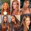 Brazilian Virgin Light Brown Straight Hair Bundles - 28 Inch, Color #30, Human Hair Weave view 2