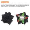 MECCANIXITY 6 Pcs Rose Flower Hair Clips 3 Inch Flower Hair Pins Flower Brooch for Women Hair Accessories Black view 4