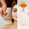 4 Pcs Facial Brushes Fan Mask Brushes, Soft Facial Applicator Brushes Tools for Peel Glycolic Mask Makeup view 2