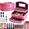 Hot Sugar Makeup Kit for Girls 10-12 | All-in-One Beginner Cosmetic Set with Real Tools & Cosmetics | Birthday Christmas Gift for Tweens, Teens & Kids (Rosy) view 1