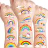 170 Pieces Rainbow Temporary Tattoos Stickers,20 Sheets Rainbow Cloud Sun Themed Tattoos Stickers Party Decoration favors for Kids Girl Boys Birthday Baby Shower Party Decoration Supplies view 1
