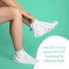 Barefoot Scientist High Dive Hydrating & Cooling Foot Mask, Moisturizing Cooling Mint Foot Mask for Dry, Achy, Tired Feet, Heel, Toes, Single Use Hydrating Sock Booties, 1 Pair view 4