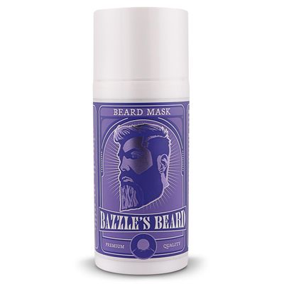 Bazzle's Beard Mask  Hydrating & Strengthening Mustache Conditioner Infused with Avocado Oil, Rejuvenating Beard Balm with Biotin for Hair Growth & Repair for Men, Facial Hair & Mustache Growth Balm