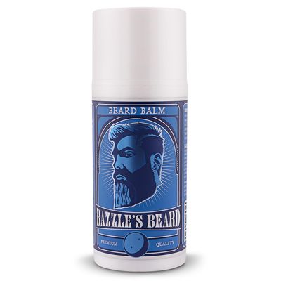 Bazzle's Beard Balm Gentle Hold & Soft Texture Beard Growth Kit for Men Infused with Shea, Jojoba & Biotin for Healthy Hair Growth & Hydration, Ideal Mustache Care Product for Nourishing Facial Hair