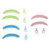 BTSEURY Eyelash Separator, Eyelash Separator Tool, Eyelash Separator for Lash Extension, Efficient Aid Silicone Pads Makeup Tool, Lash Isolation Helper for Beginners Professional view 3