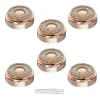 Generation 2 Replacement Heads for Flawless Facial Hair Remover Compatible with Flawless Replacement Heads,Fit for Flawless Replacement Heads Gen 2 for Flawless Facial Hair Removal for Women,6 Count. view 1
