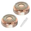Generation 2 Replacement Heads for Flawless Facial Hair Remover Compatible with Flawless Replacement Heads,Fit for Flawless Replacement Heads Gen 2 for Flawless Facial Hair Removal for Women,2 Count. view 1