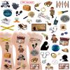 20 Sheets Spy Temporary Tattoos Stickers,196 Pieces Secret Agent Themed Tattoos Stickers Party Decoration favors for Kids Girl Boys Birthday Baby Shower Party Decoration Supplies view 1