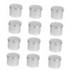 NOLITOY 24pcs Aluminum Jar Containers Lids Leakproof Airtight Mason Jars Lids for Cosmetics Travel Storage view 1