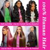 12A Human Hair Bundles Straight Bundles Human Hair 16 18 20 Inch 100% Unprocessed Brazilian Virgin Hair For Women Quick Weave Natural Black Color Extensions view 3