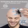 7D Electric Bald Shaver - 5-in-1 Dry/Wet Men's Head Shaver with Led Display & IPX7 Waterproof, Detachable, Rechargeable Razor view 2