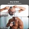 7D Electric Bald Shaver - 5-in-1 Dry/Wet Men's Head Shaver with Led Display & IPX7 Waterproof, Detachable, Rechargeable Razor view 3