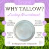 Sinarie Grass-Fed Beef Tallow Body Butter - Emulsified, Non-Greasy Moisturizer, 4 oz Soaps & Skin Care (4 oz., Lavender & Chamomile) view 3
