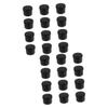 Didiseaon 24pcs Aluminum Cosmetic Jars Wide Mouth Lids Leakproof Empty Jars for Body Lotion Moisturizers Airtight Little Lids view 1
