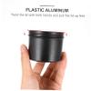 Didiseaon 24pcs Aluminum Cosmetic Jars Wide Mouth Lids Leakproof Empty Jars for Body Lotion Moisturizers Airtight Little Lids view 4