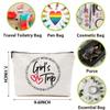 4 PCs Girls Trip Favors - Funny Makeup Bag, Bestie Gifts for Women, Graduation & Wedding Toiletry Bag view 2