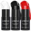 LOKFAR Black & Red & White Face Body Paint Stick, White Foundation Makeup, Football Baseball Eye Black Stick, Professional Halloween Face Makeup Kit for Zombie Clown Vampire Skeleton Joker Costume view 1