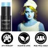 LOKFAR Light Blue Face Body Paint Stick, Eye Black Stick for Sports, Waterproof Full-Coverage Blue Face Makeup for Halloween Avatar Sally Corpse Bride Cosplay Makeup view 3