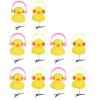 Dasdffvf 10pcs Cartoon Duck Hairpin For Kids And Women Fashionable Clip Hairpins Party Accessory view 1