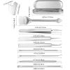 Comedone Set Stainless Steel Blackhead Extractions Tool For Blackhead Whitehead Face view 3