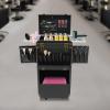 Rolling Cosmetic Case Makeup Suitcase Professional Organiszer Box Hairdressing Tool Travel Make Up Lockable Salon Trolley Cases Organizers And Storage For Hairstylists Beauticians Artists (Black) view 4