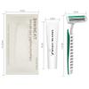3 Blades Disposable Razors with Cream 50PCS Set for Men & Women, Individually Wrapped Portable Toiletries Amenities for Hotel, Airbnb, Homeless, Shelter, Charity, Camping and Travel On The Go view 2