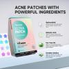 Dazzlook Cute Blue Star Pimple Patch with Salicylic Acid, Hydrocolloid Pimple Stickers Iridescent Colors 48 Pcs, Fashion Zits Blemishes Breakouts Patches view 2