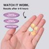 Dazzlook Cute Blue Star Pimple Patch with Salicylic Acid, Hydrocolloid Pimple Stickers Iridescent Colors 48 Pcs, Fashion Zits Blemishes Breakouts Patches view 4