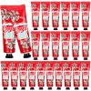 Dansib 24 Pcs Cheer Team Homecoming Gifts Bulk Hand Cream Lotion Cheerleader Goodie Bag Stuffers Cheerleading Party Favors for Women Football Basketball Season Senior Night Items(Red) view 1