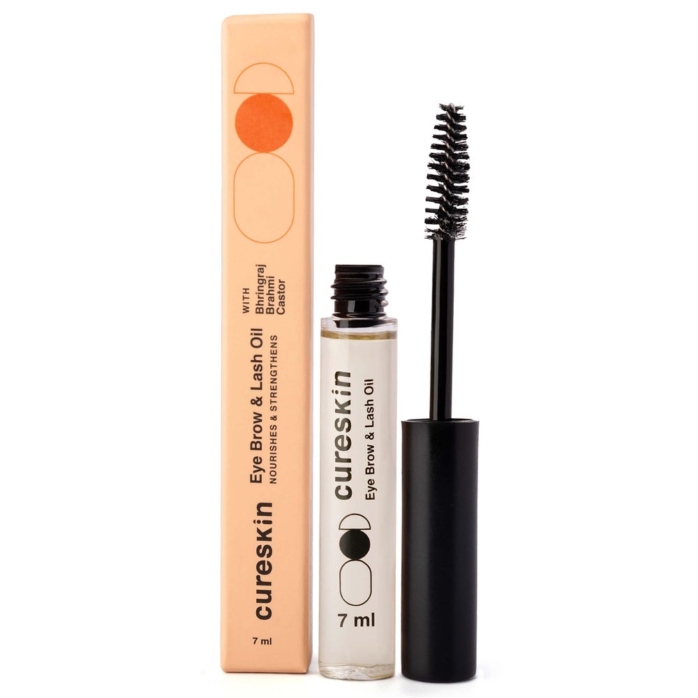 Cureskin Eye Brow & Lash Oil | Nourishes and Strengthens (7 ml) | Eyelash Growth Serum | Lash Serum for Eyelash Growth